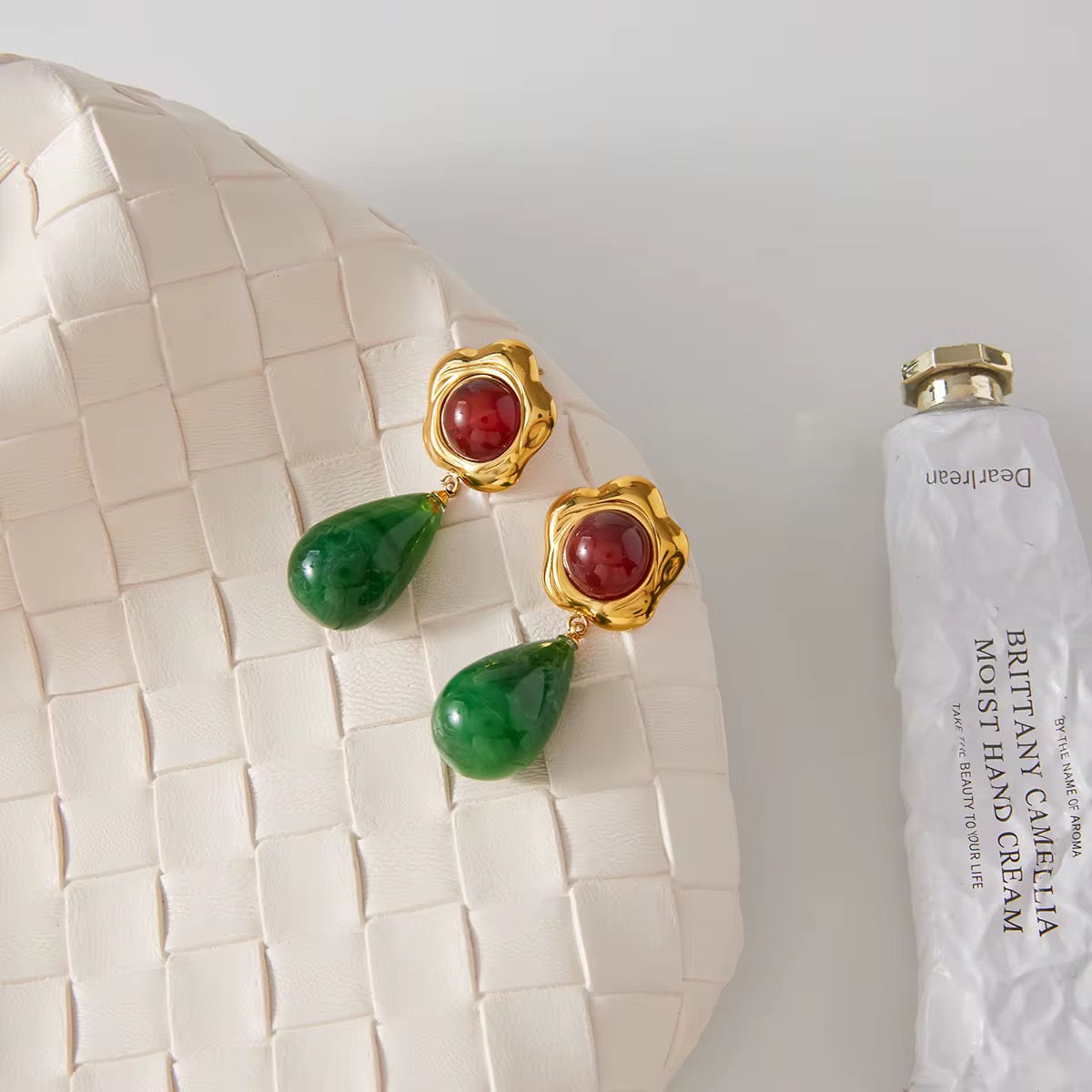 Resin Flower Earrings