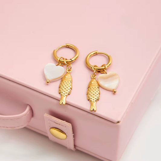 Fishy Heart hoops