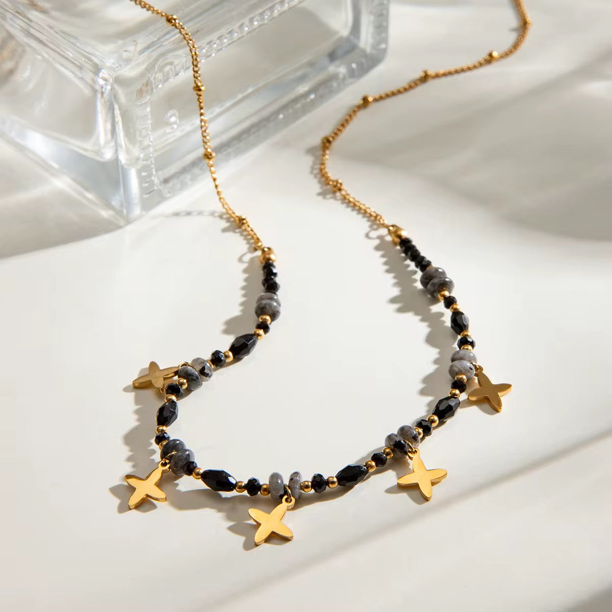 Crystal Cross Necklace