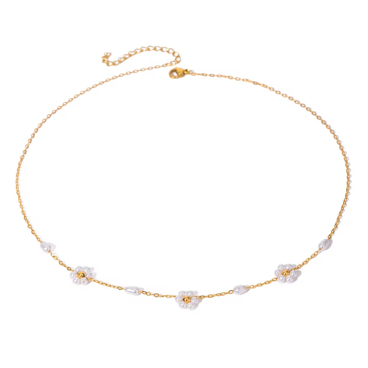 White Flower Necklace