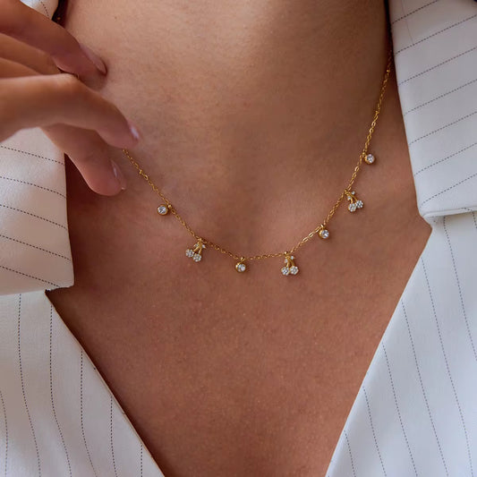 Cherry zirconia Necklace