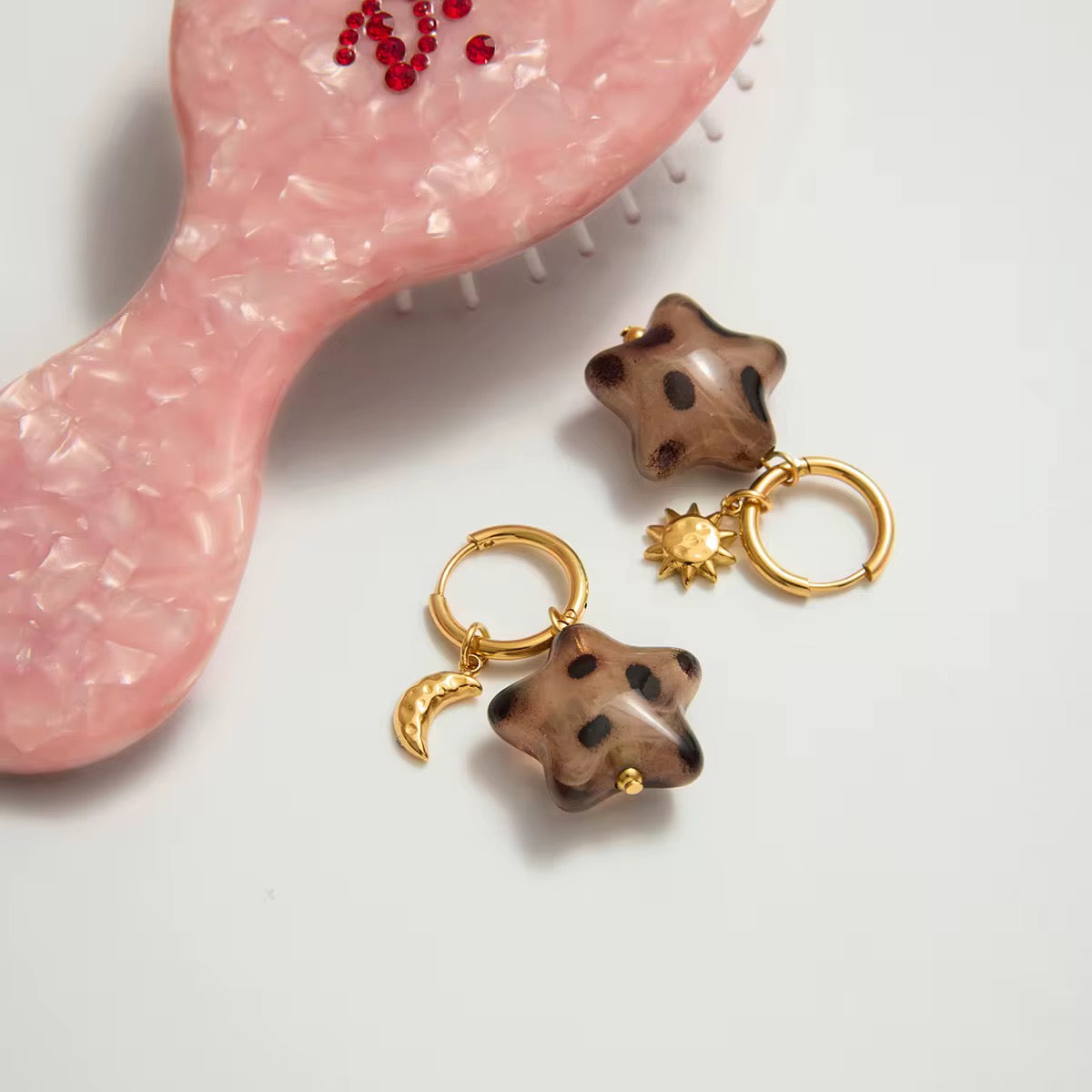 Leopard Star hoops