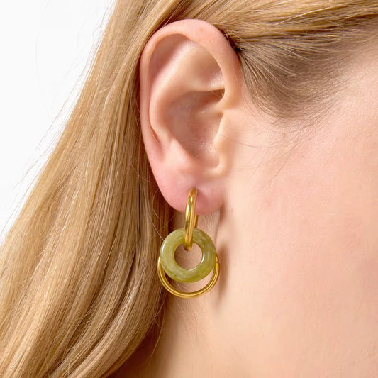 Resin Green hoops