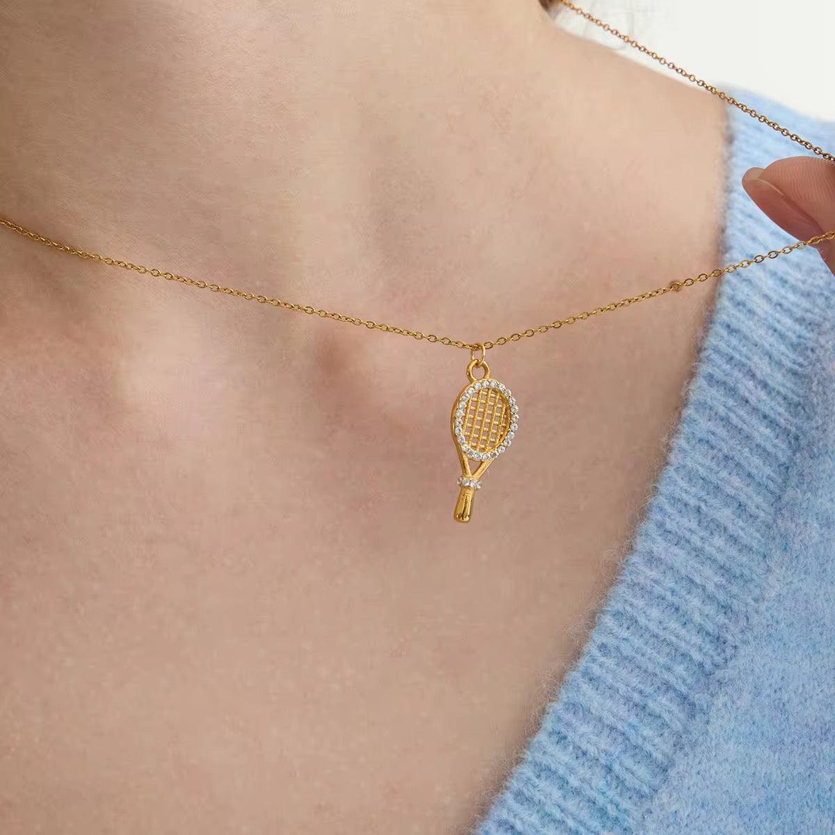 Zirconia Tennis Necklace