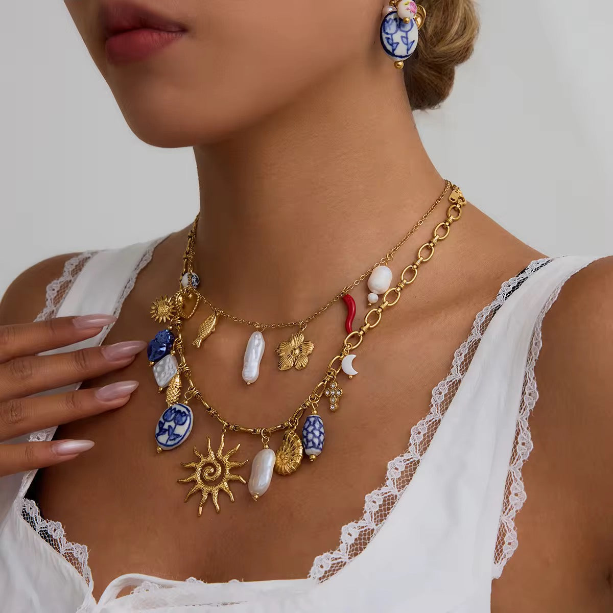 Ocean Sun Necklace