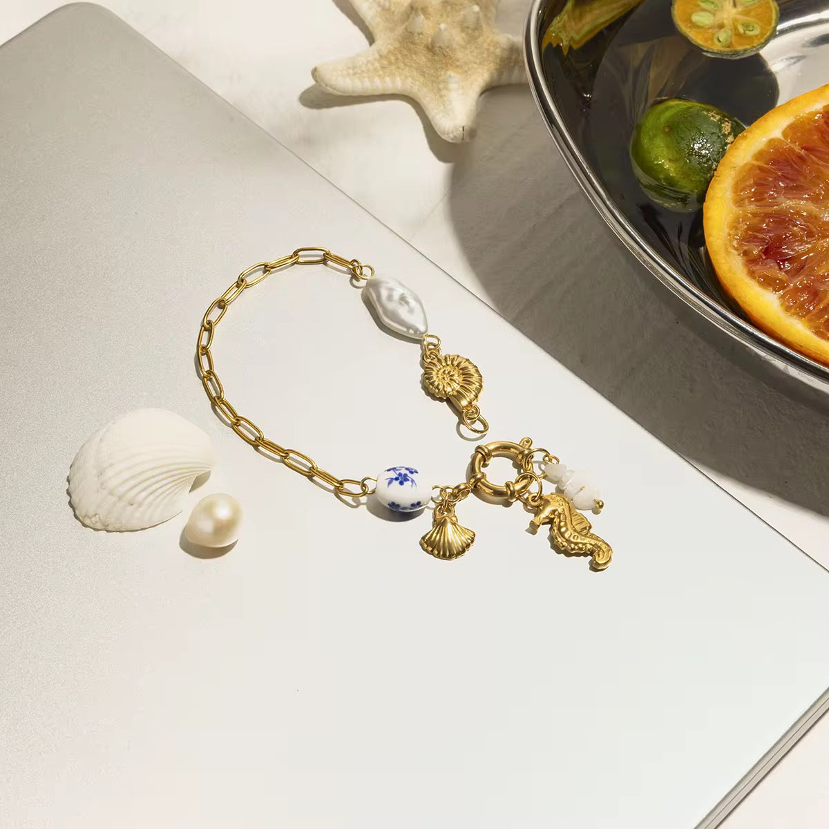 Seahorse Charm Bracelet