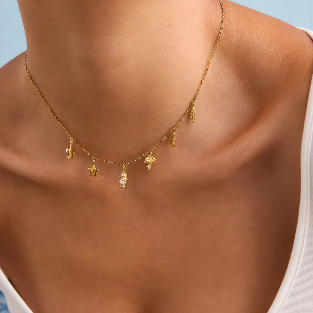 Seahorse charm Necklace