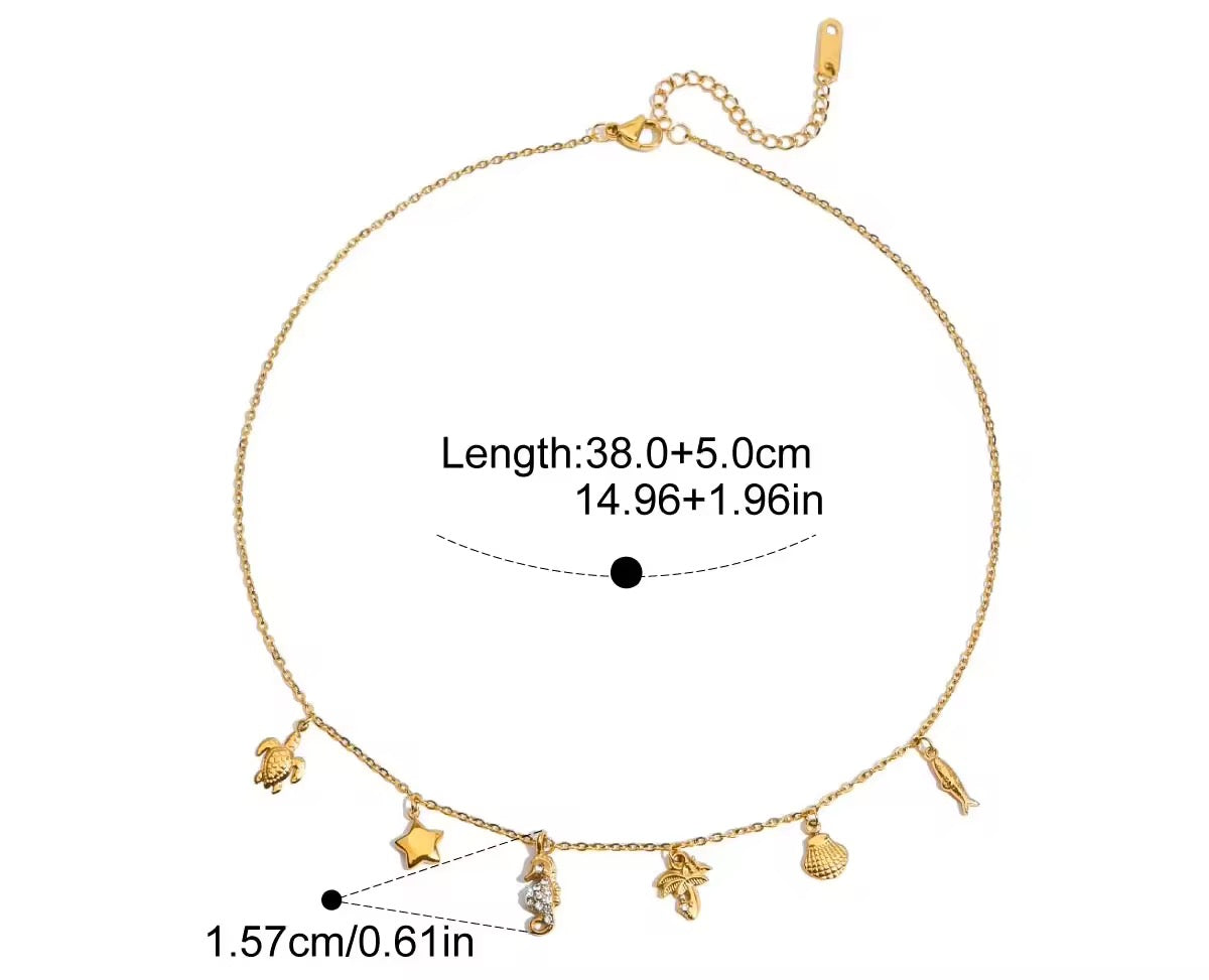 Seahorse charm Necklace