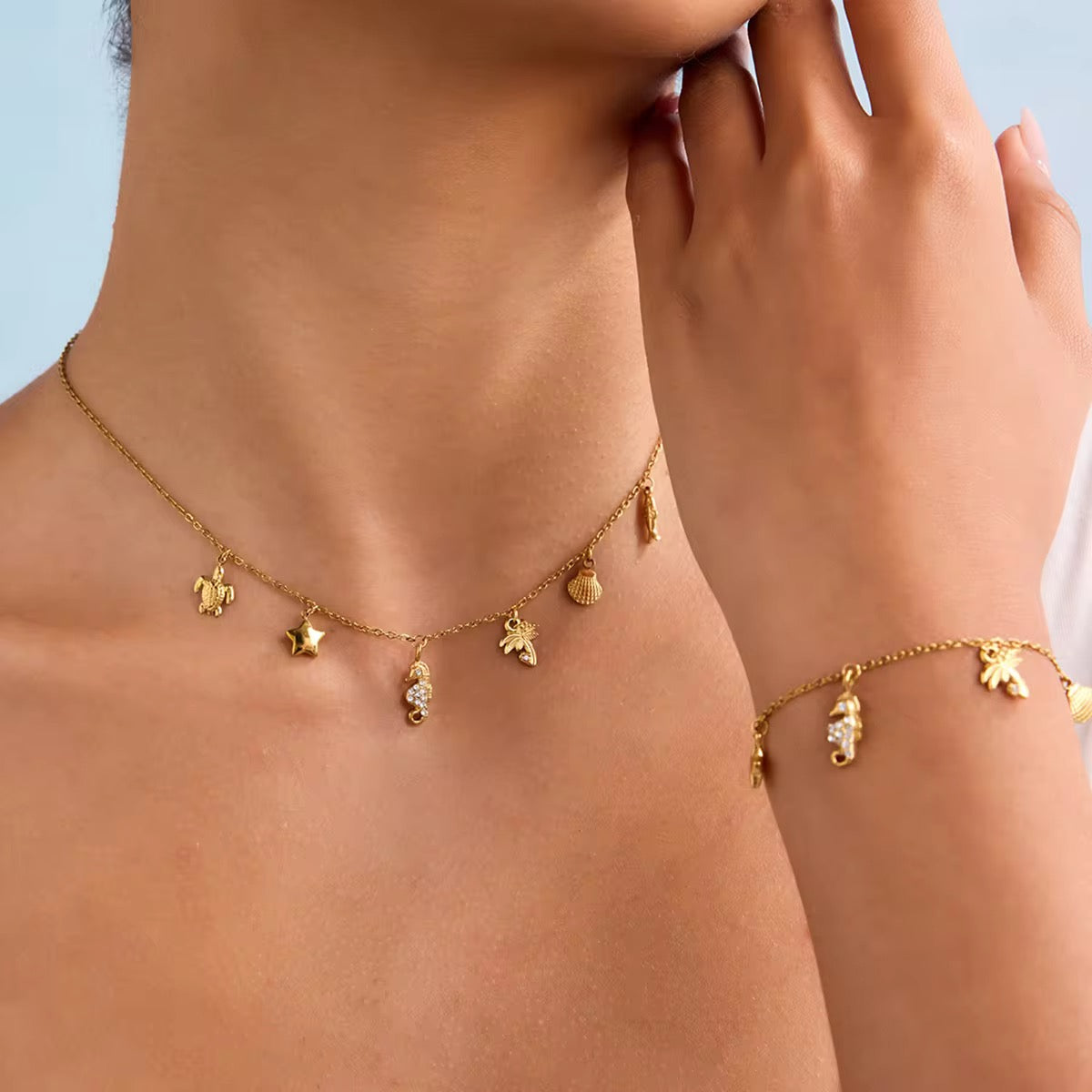Seahorse charm Necklace