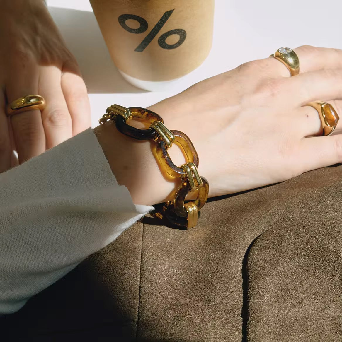 Chunky Resin Bracelet