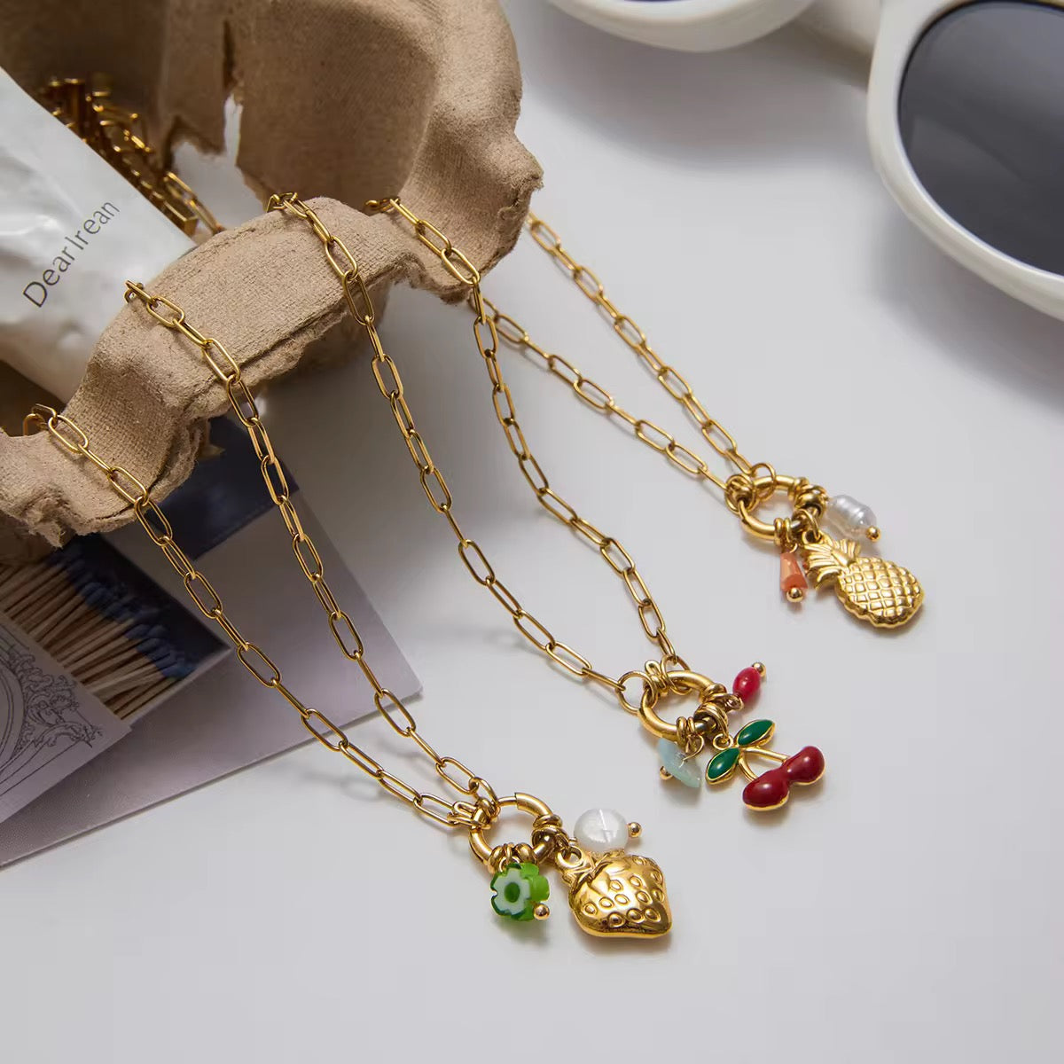 Fruit Pendant necklace