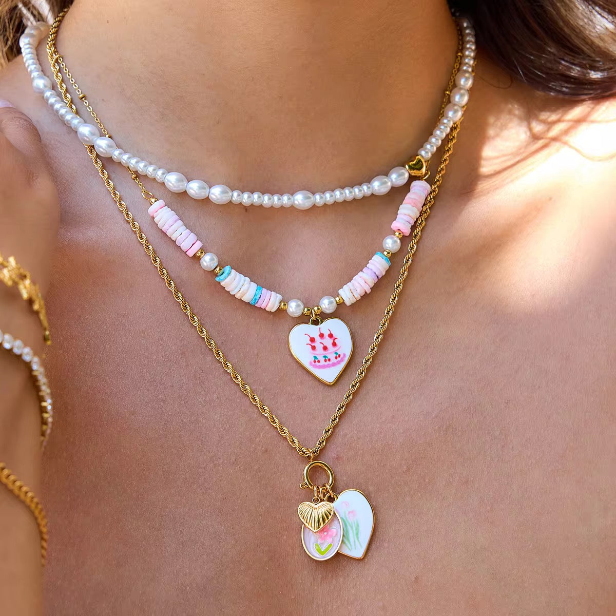 Tulip flower Necklace