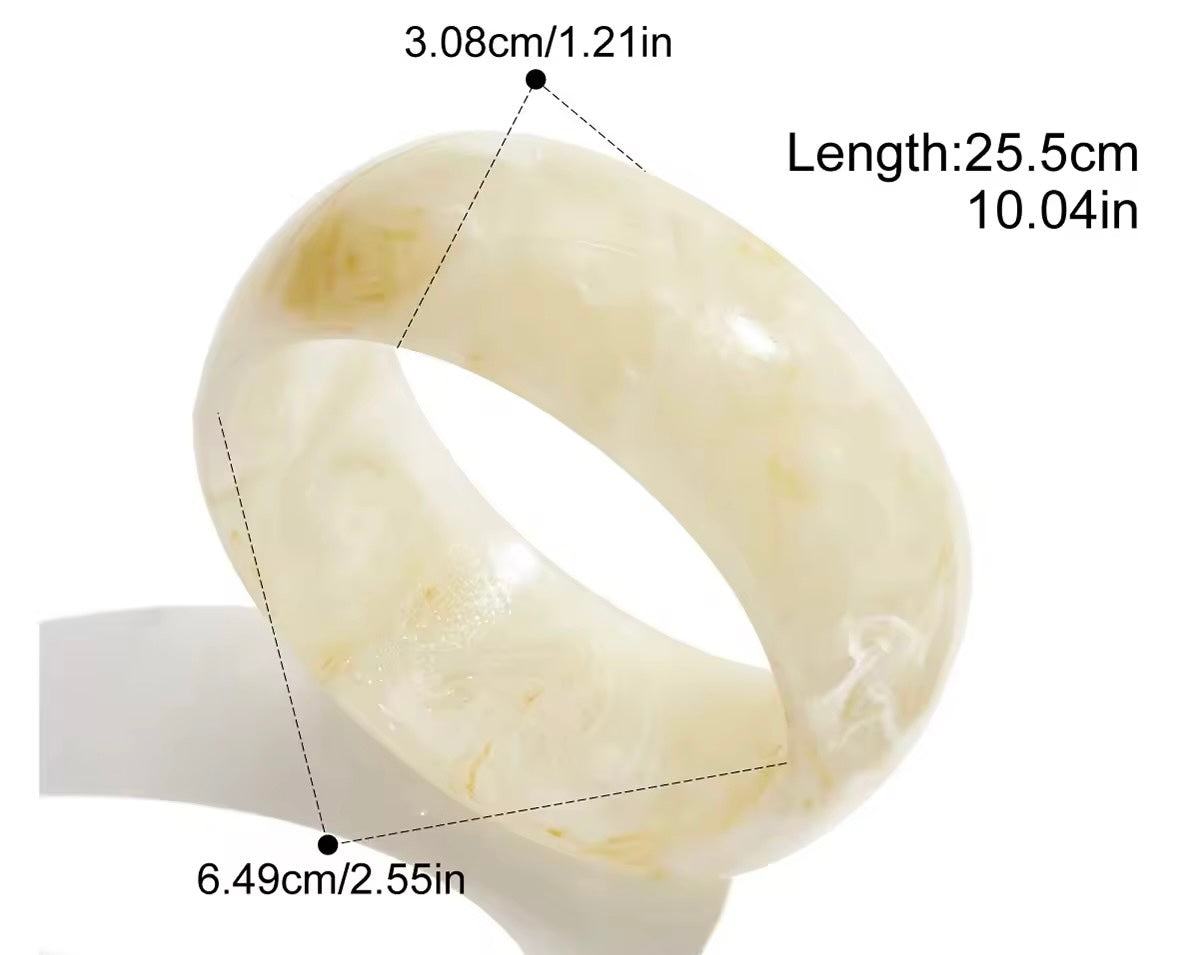 Resin bangles