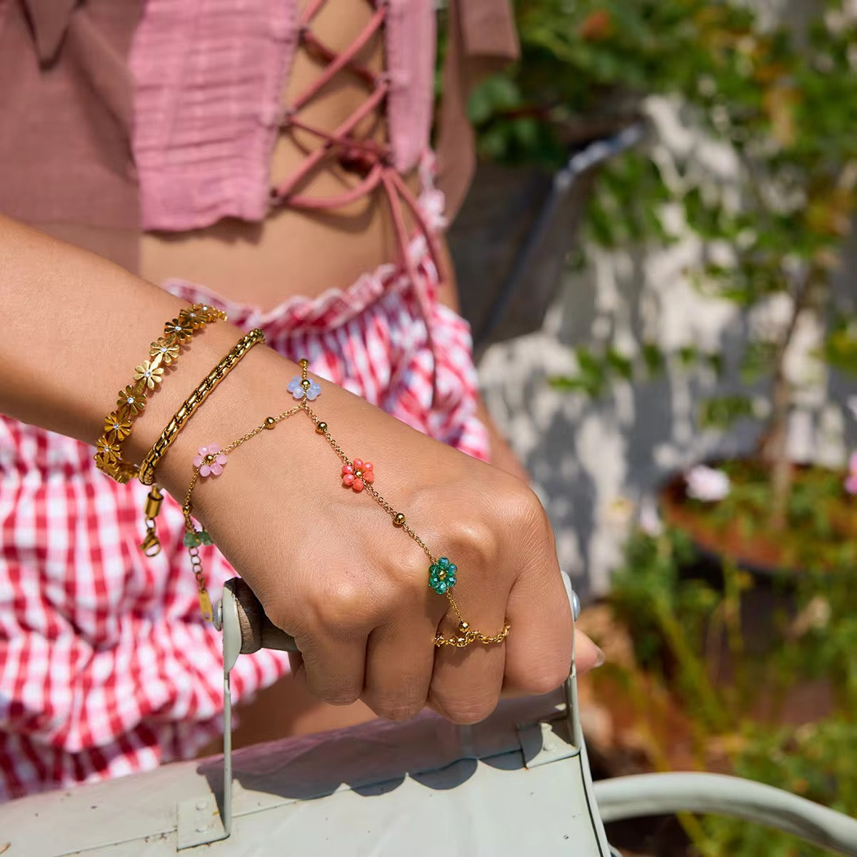 Flower Hand chain